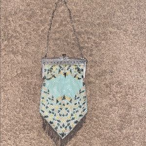 Mandalian Mesh Flapper Purse Art Deco 1920